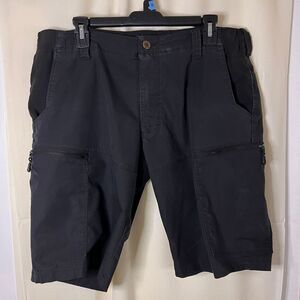 LAPG LA Police Gear Shorts Men's 38x10 Black Cargo BFE‎ Stretch Tatical -SZ 38